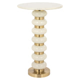 Bijzettafel Barbara white (White) van Richmond Interiors – Luxe comfort op maat van PureWonen. Vraag naar de beste prijs.