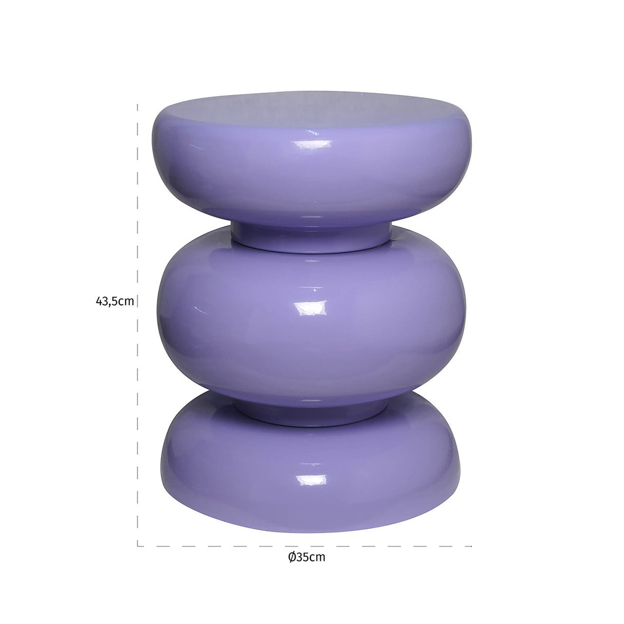 Bijzettafel Jari purple van Richmond Interiors – Luxe comfort op maat van PureWonen. Vraag naar de beste prijs.