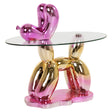 Bijzettafel Usha met glas (Pink) van Richmond Interiors – Luxe comfort op maat van PureWonen. Vraag naar de beste prijs.