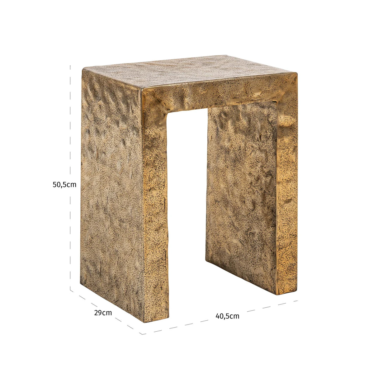 Bijzettafel Novan gold