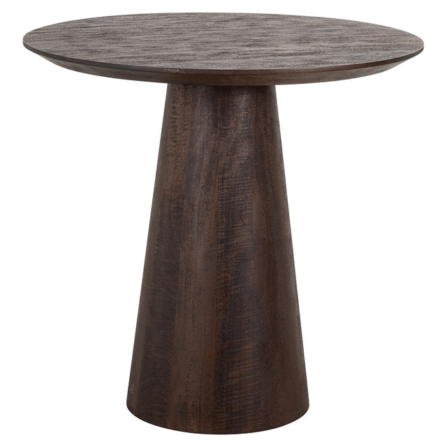 Bistrotafel Willow 80Ø (Dark brown) van Richmond Interiors – Luxe comfort op maat van PureWonen. Vraag naar de beste prijs.