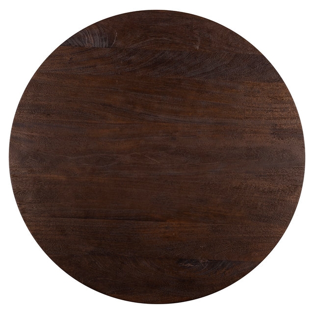 Bistrotafel Willow 80Ø (Dark brown) van Richmond Interiors – Luxe comfort op maat van PureWonen. Vraag naar de beste prijs.
