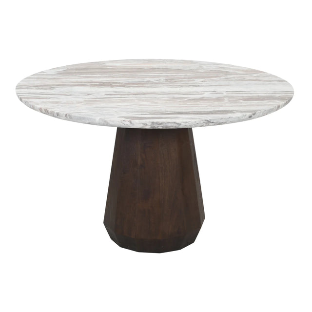 Eettafel Oberoy Blush beige 130Ø