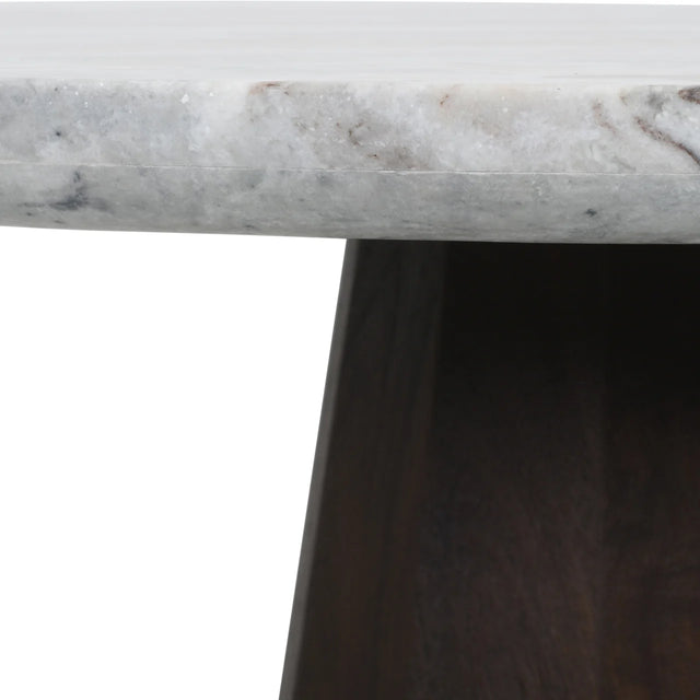 Eettafel Oberoy Blush beige 130Ø