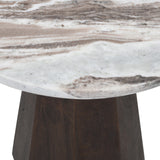 Bijzettafel Oberoy Blush beige 45Ø