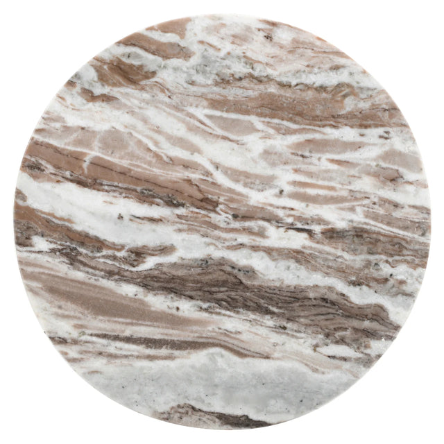 Bijzettafel Oberoy Blush beige 45Ø