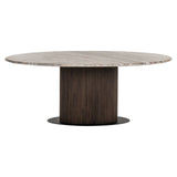 Eettafel Rashford Blush beige oval 200
