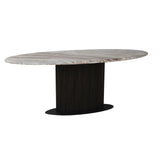 Eettafel Rashford Blush beige oval 200
