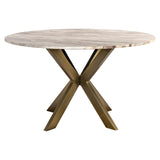 Eettafel Bottega Blush beige 140Ø