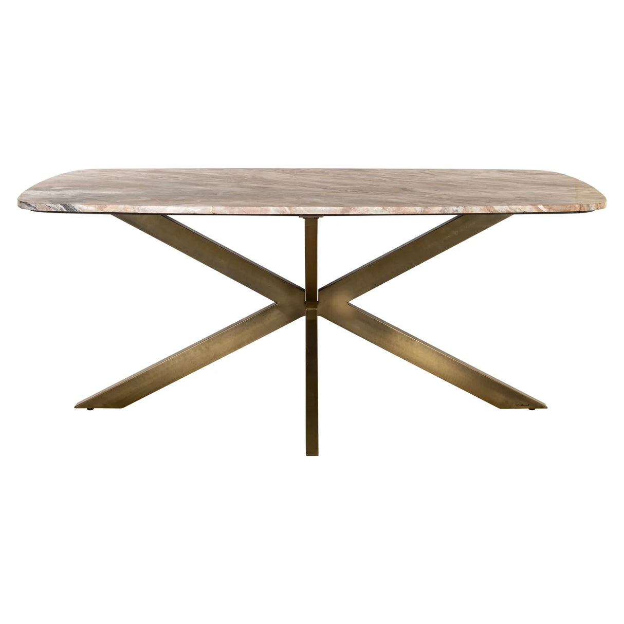 Eettafel Bottega Blush beige danish oval 190