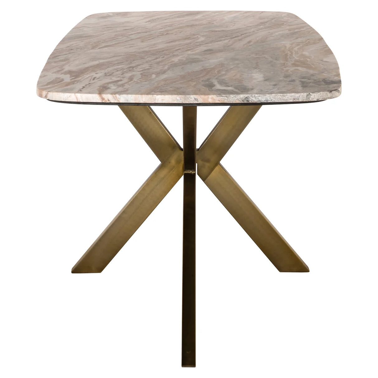 Eettafel Bottega Blush beige danish oval 190