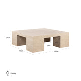 Salontafel Biltmore Italian beige Travertin (Beige) van Richmond Interiors – Luxe comfort op maat van PureWonen. Vraag naar de beste prijs.