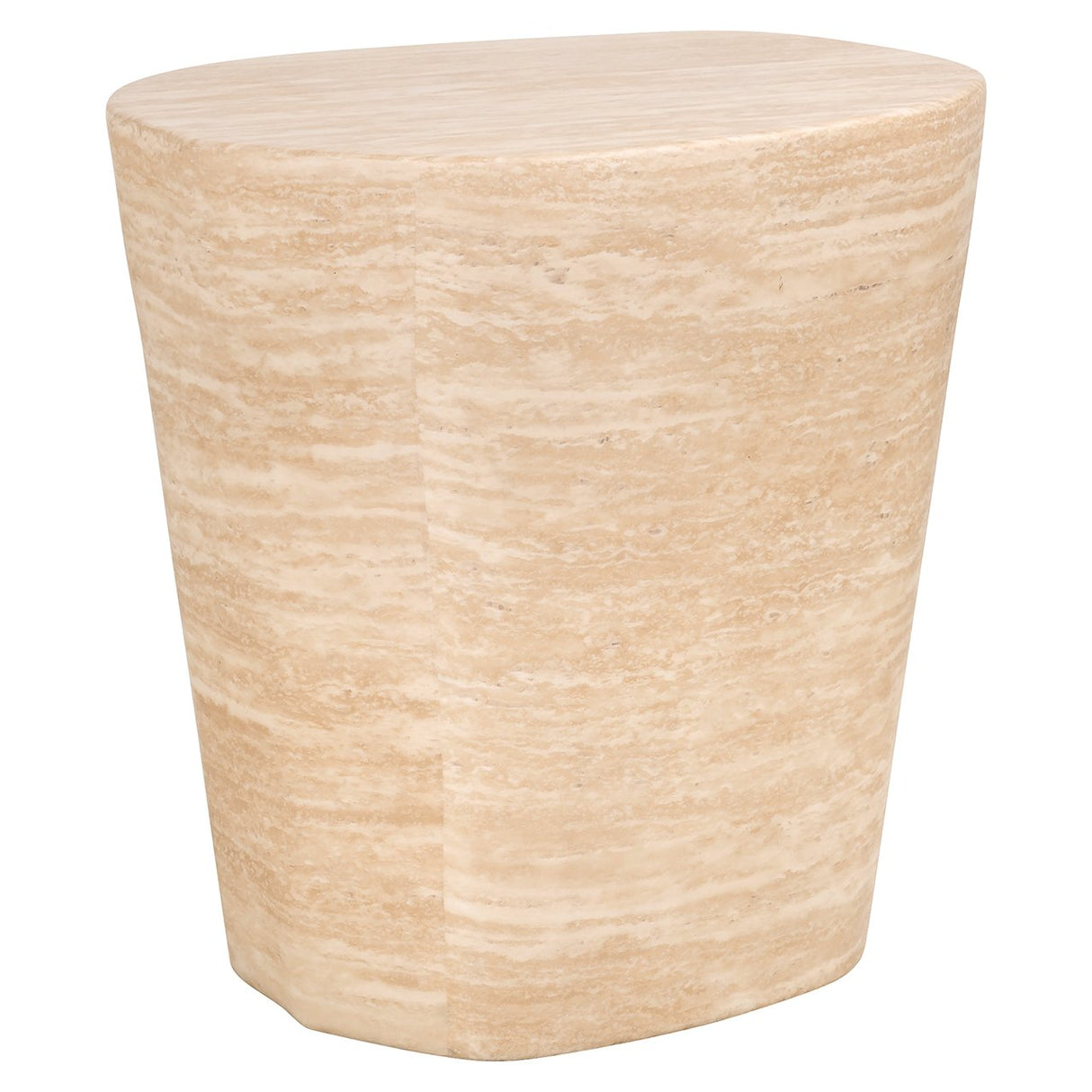 Bijzettafel Fictus Travertine faux (Beige) van Richmond Interiors – Luxe comfort op maat van PureWonen. Vraag naar de beste prijs.