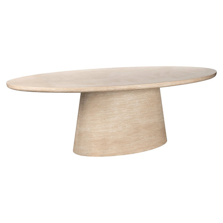 Eettafel Fictus 240 Travertine faux (Beige) van Richmond Interiors – Luxe comfort op maat van PureWonen. Vraag naar de beste prijs.
