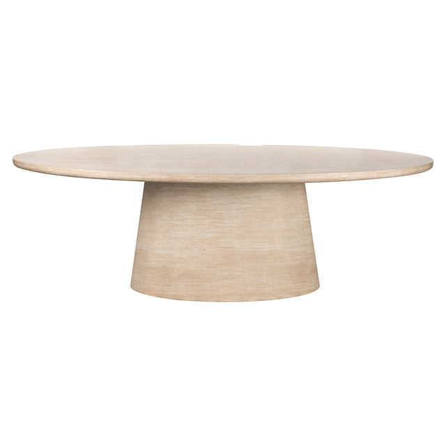 Eettafel Fictus 240 Travertine faux (Beige) van Richmond Interiors – Luxe comfort op maat van PureWonen. Vraag naar de beste prijs.