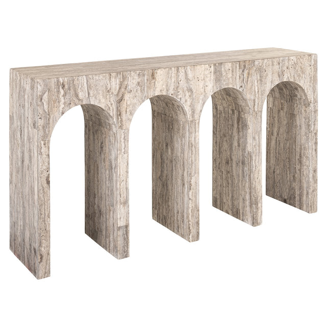 Wandtafel La Rague natural grey travertine (Grey) van Richmond Interiors – Luxe comfort op maat van PureWonen. Vraag naar de beste prijs.