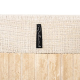 Poef Gallice natural beige travertine (Beige) van Richmond Interiors – Luxe comfort op maat van PureWonen. Vraag naar de beste prijs.