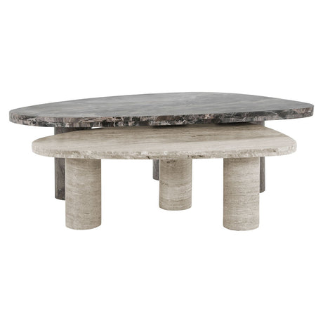 Salontafel Nazario set van 2 (Brown) van Richmond Interiors – Luxe comfort op maat van PureWonen. Vraag naar de beste prijs.