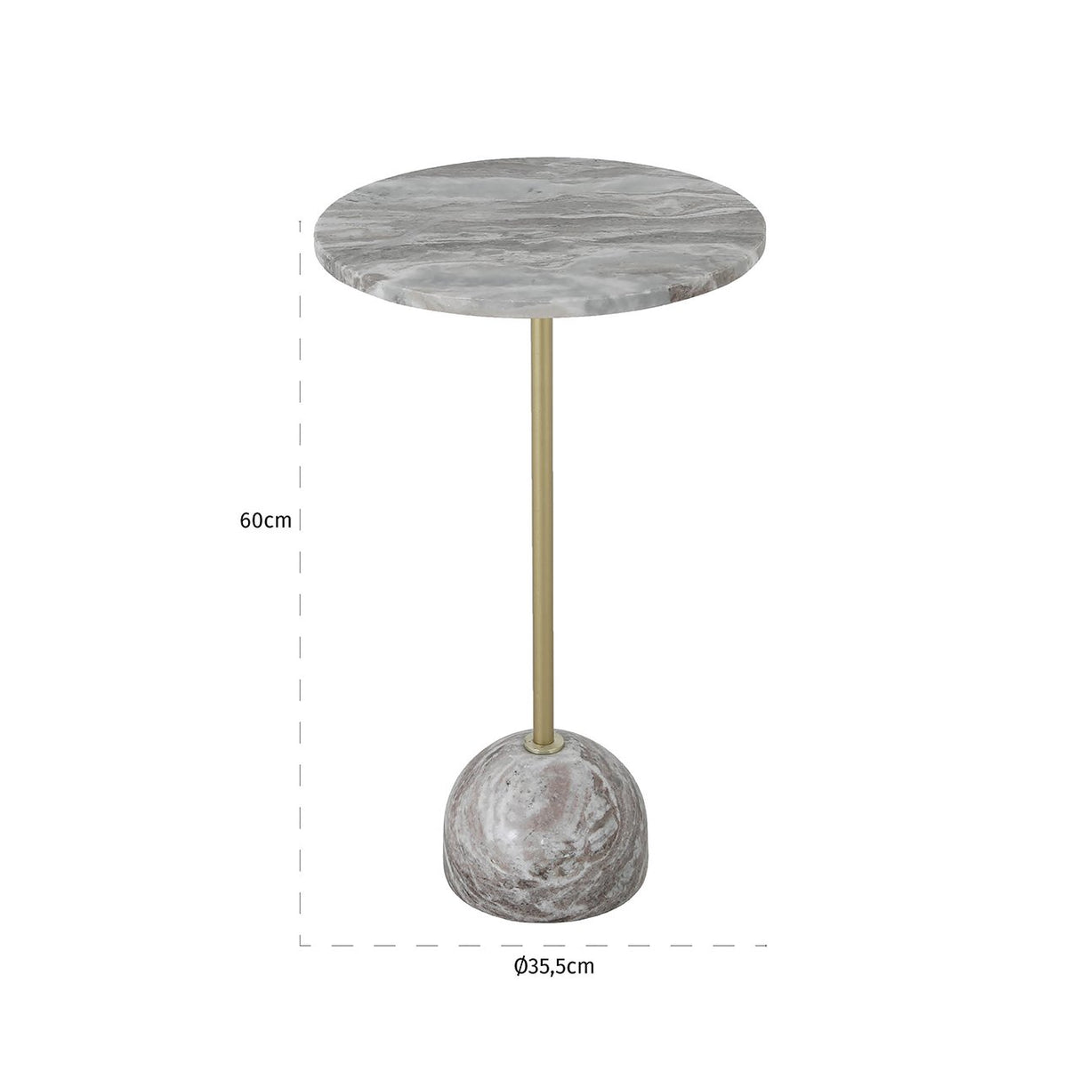 Bijzettafel Kobe (Sand) van Richmond Interiors – Luxe comfort op maat van PureWonen. Vraag naar de beste prijs.