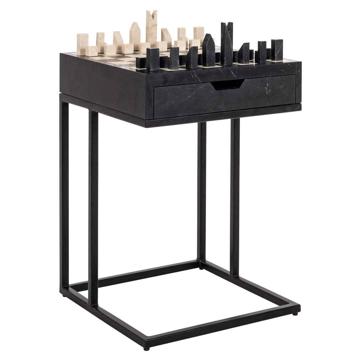 Bijzettafel Davos black