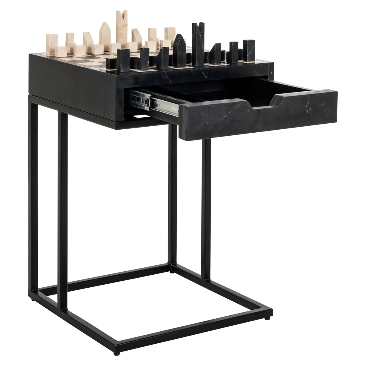 Bijzettafel Davos black