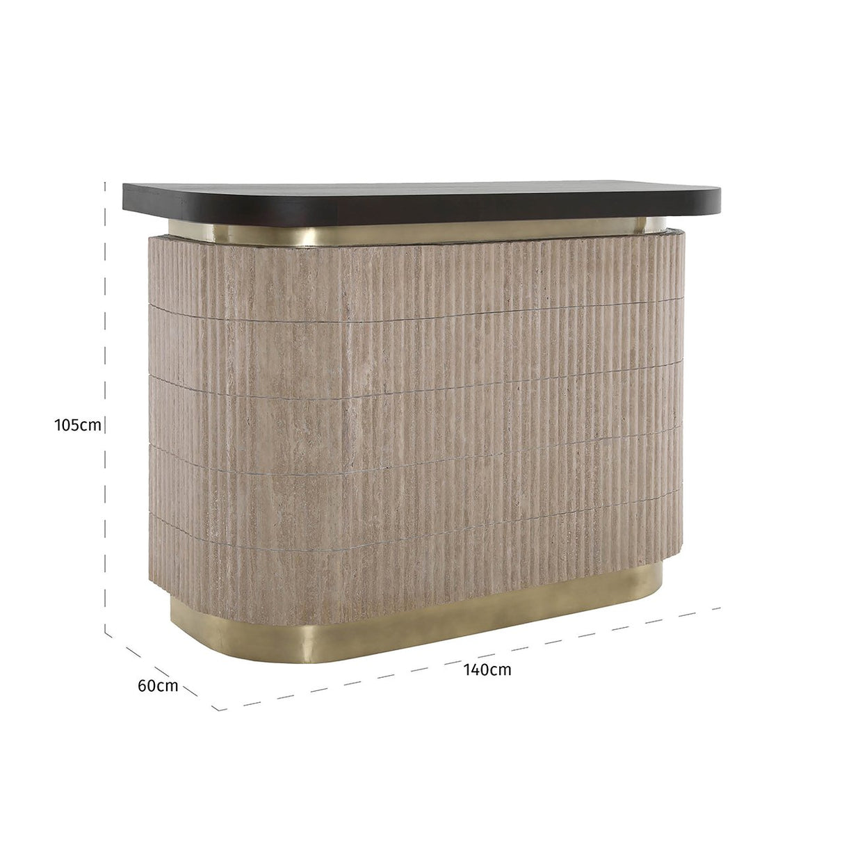Bar Martini (Brown) van Richmond Interiors – Luxe comfort op maat van PureWonen. Vraag naar de beste prijs.