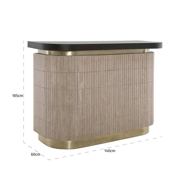Bar Martini (Brown) van Richmond Interiors – Luxe comfort op maat van PureWonen. Vraag naar de beste prijs.