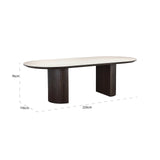 Eettafel Ritz 240 (Brown) van Richmond Interiors – Luxe comfort op maat van PureWonen. Vraag naar de beste prijs.