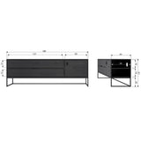 Silas Tv Meubel 180 Cm Essen Blacknight [Fsc] van WOOOD – Luxe comfort op maat van PureWonen. Vraag naar de beste prijs.