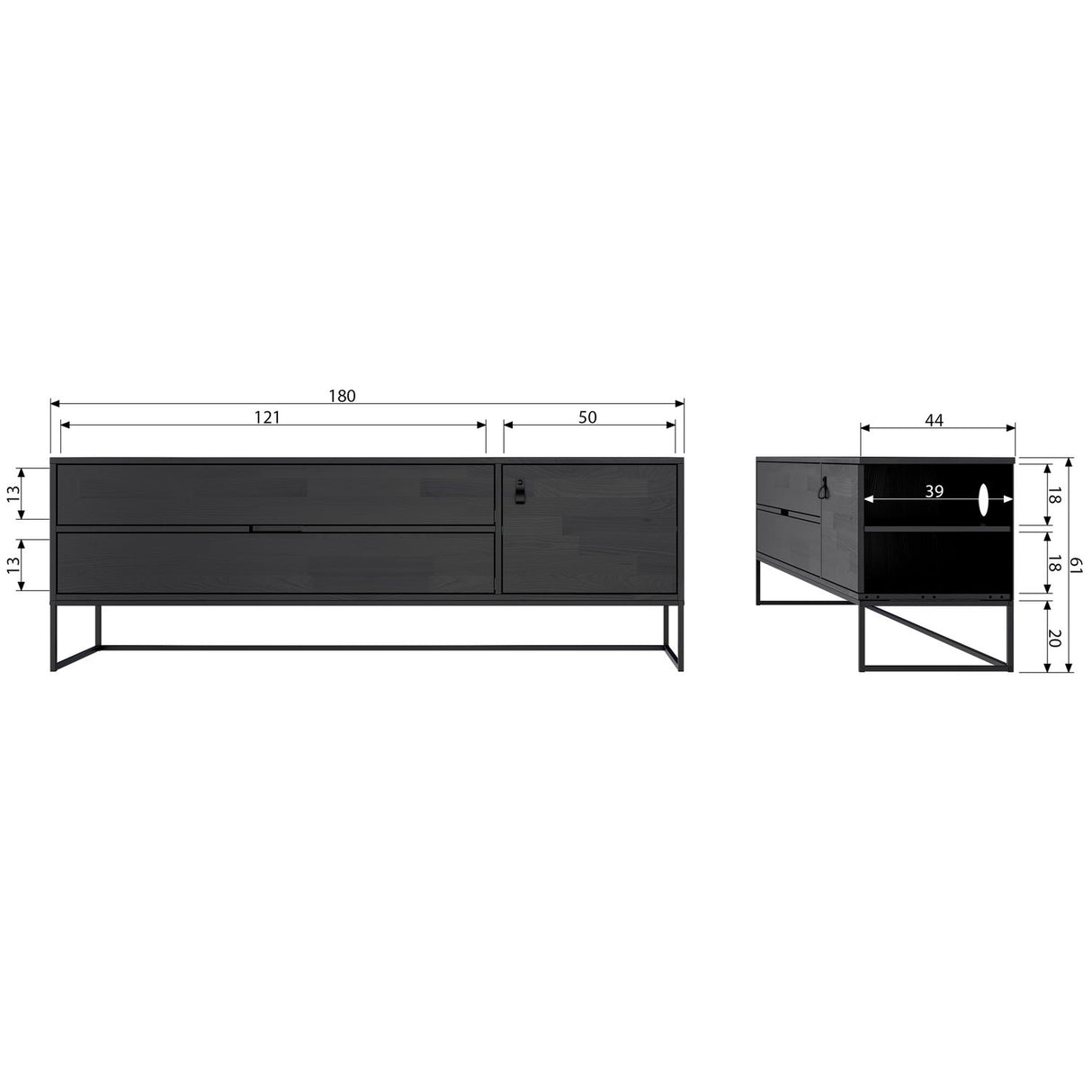 Silas Tv Meubel 180 Cm Grenen Dust [Fsc] van WOOOD – Luxe comfort op maat van PureWonen. Vraag naar de beste prijs.