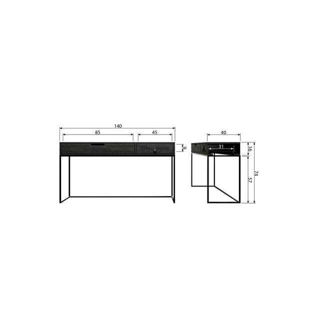 Silas Sidetable Essen Blacknight [Fsc] van WOOOD – Luxe comfort op maat van PureWonen. Vraag naar de beste prijs.