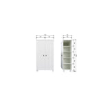 Ties Garderobekast Grenen Wit [Fsc] van WOOOD – Luxe comfort op maat van PureWonen. Vraag naar de beste prijs.