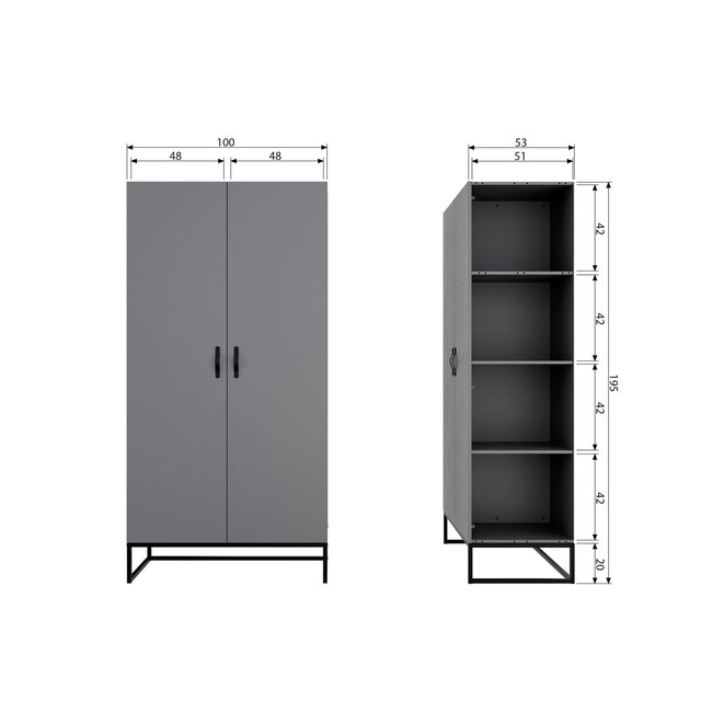 Morris Kast Grenen Leem [Fsc] van WOOOD – Luxe comfort op maat van PureWonen. Vraag naar de beste prijs.