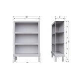 Bonk Open Kast Grenen Mist [Fsc] van WOOOD – Luxe comfort op maat van PureWonen. Vraag naar de beste prijs.