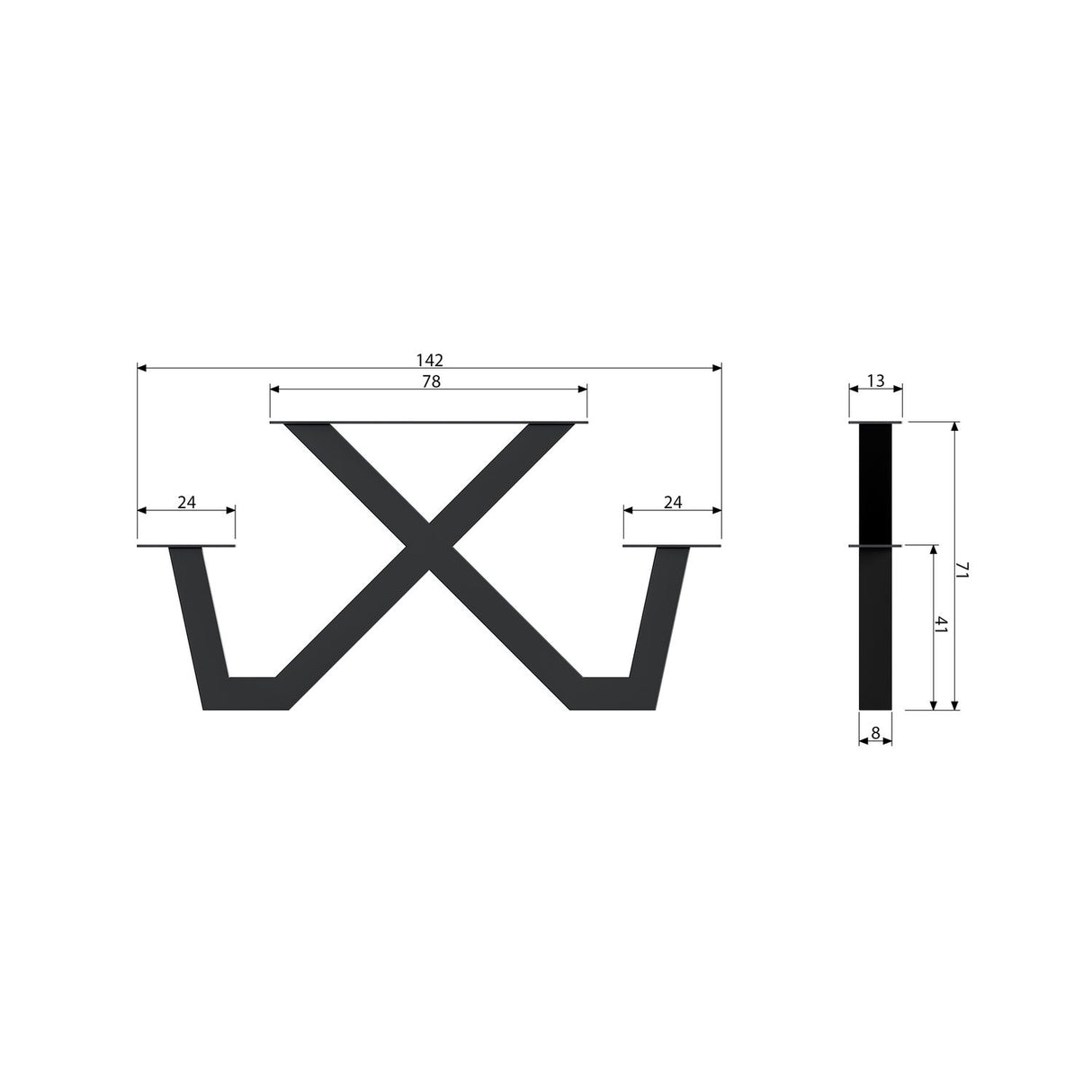 Tablo Outdoor X Vorm Poot Picknick Metaal 1 Stuks van WOOOD – Luxe comfort op maat van PureWonen. Vraag naar de beste prijs.