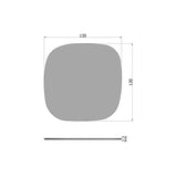 Combi Tablo: Organisch Eiken 130 X130 & 2 Stand Zwart [Fsc] van WOOOD – Luxe comfort op maat van PureWonen. Vraag naar de beste prijs.