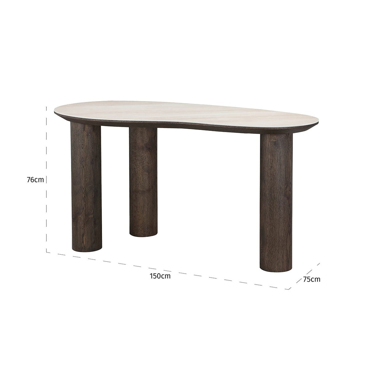 Bureau Ritz (Beige) van Richmond Interiors – Luxe comfort op maat van PureWonen. Vraag naar de beste prijs.