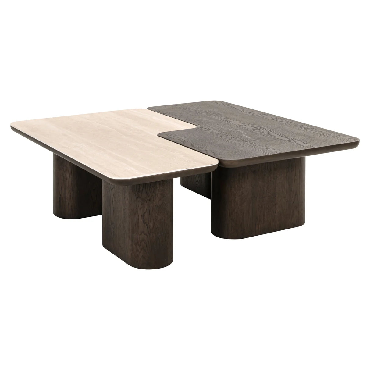 Salontafel Nando brown (Set of 2)