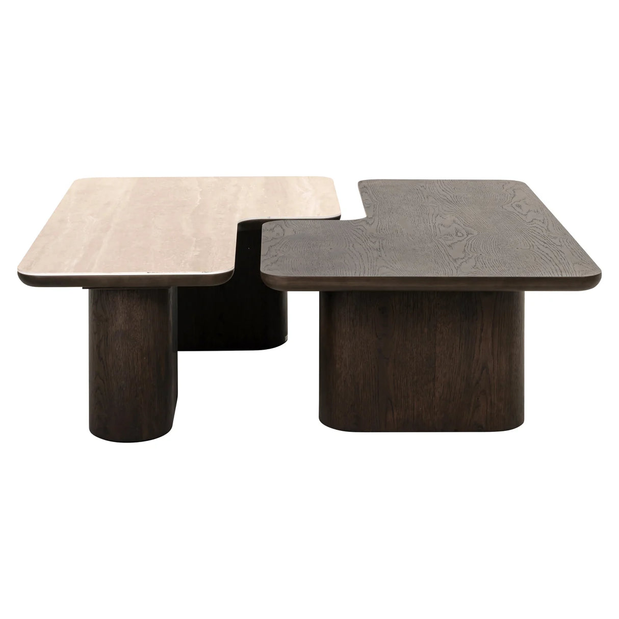 Salontafel Nando brown (Set of 2)
