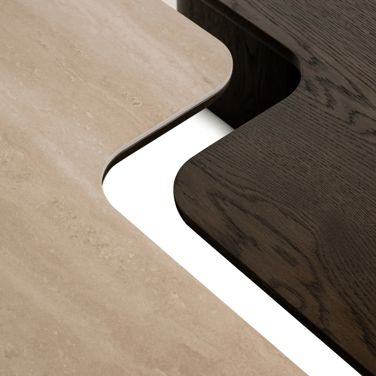 Salontafel Nando brown (Set of 2)