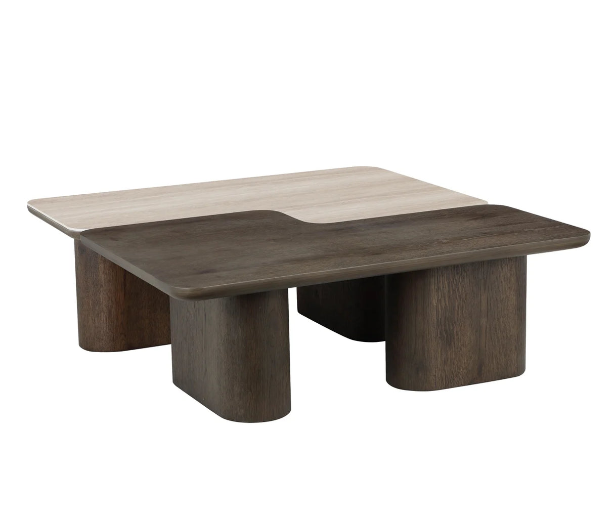 Salontafel Nando brown (Set of 2)