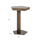 Sofa tafel Hexa brushed gold van Richmond Interiors – Luxe comfort op maat van PureWonen. Vraag naar de beste prijs.