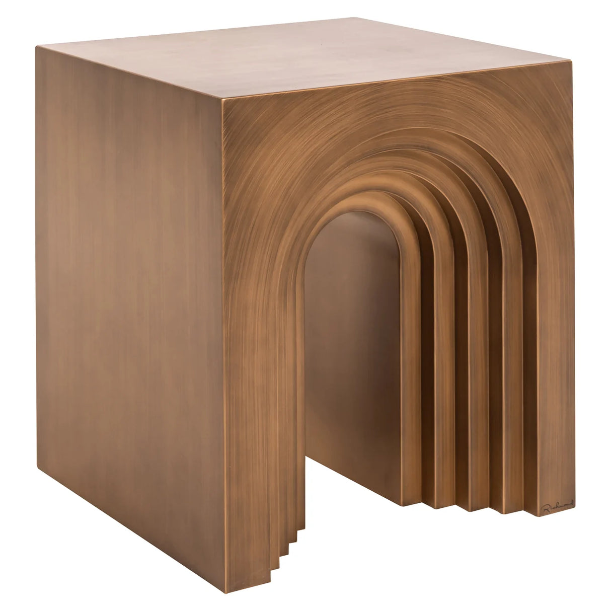 Bijzettafel Vevey brushed gold van Richmond Interiors – Luxe comfort op maat van PureWonen. Vraag naar de beste prijs.