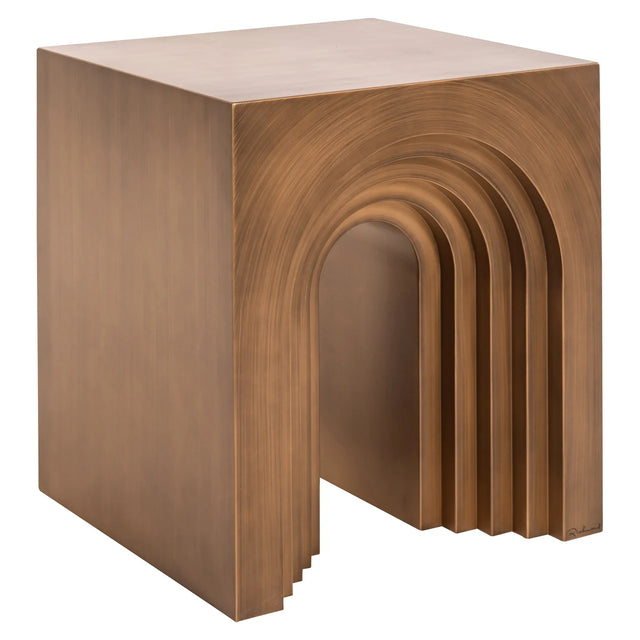 Bijzettafel Vevey brushed gold van Richmond Interiors – Luxe comfort op maat van PureWonen. Vraag naar de beste prijs.
