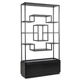 Wandkast Bonvoy black 2-laden (Black) van Richmond Interiors – Luxe comfort op maat van PureWonen. Vraag naar de beste prijs.