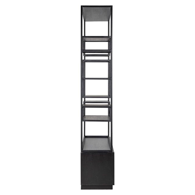 Wandkast Bonvoy black 2-laden (Black) van Richmond Interiors – Luxe comfort op maat van PureWonen. Vraag naar de beste prijs.