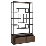 Wandkast Bonvoy brown 2-laden (Brown) van Richmond Interiors – Luxe comfort op maat van PureWonen. Vraag naar de beste prijs.
