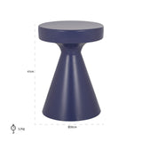 Bijzettafel Kimble paars klein 30Ø (Purple) van Richmond Interiors – Luxe comfort op maat van PureWonen. Vraag naar de beste prijs.