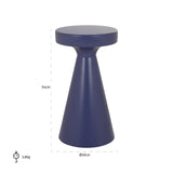Bijzettafel Kimble paars groot 30Ø (Purple) van Richmond Interiors – Luxe comfort op maat van PureWonen. Vraag naar de beste prijs.