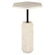 Bijzettafel Lilitha (Black/white) van Richmond Interiors – Luxe comfort op maat van PureWonen. Vraag naar de beste prijs.